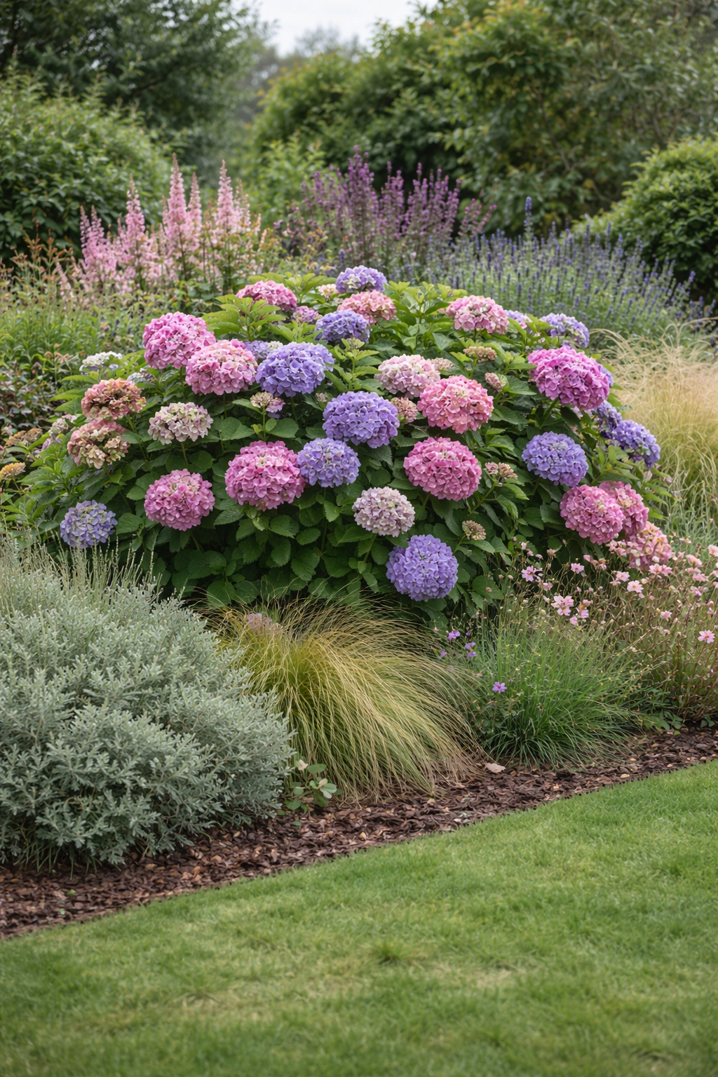 Quelles plantes associer aux hortensias ?