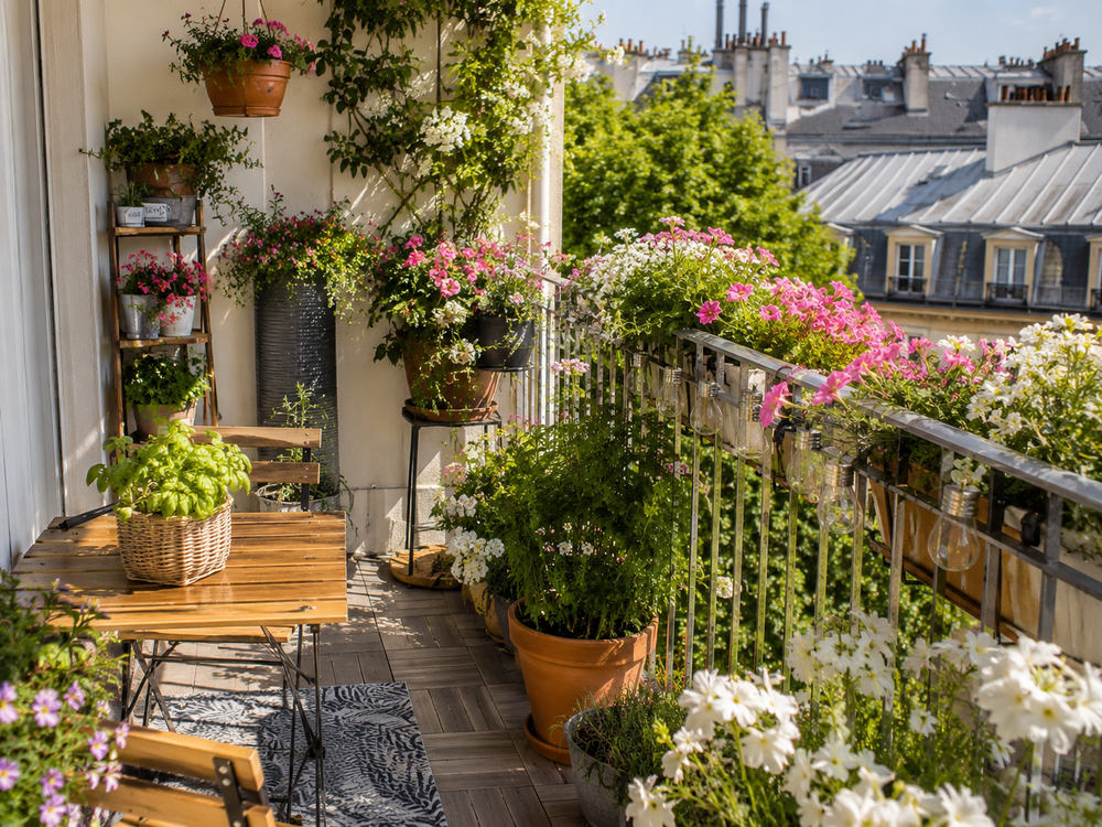 5 plantes idéales en pot pour une terrasse ou un balcon fleurie