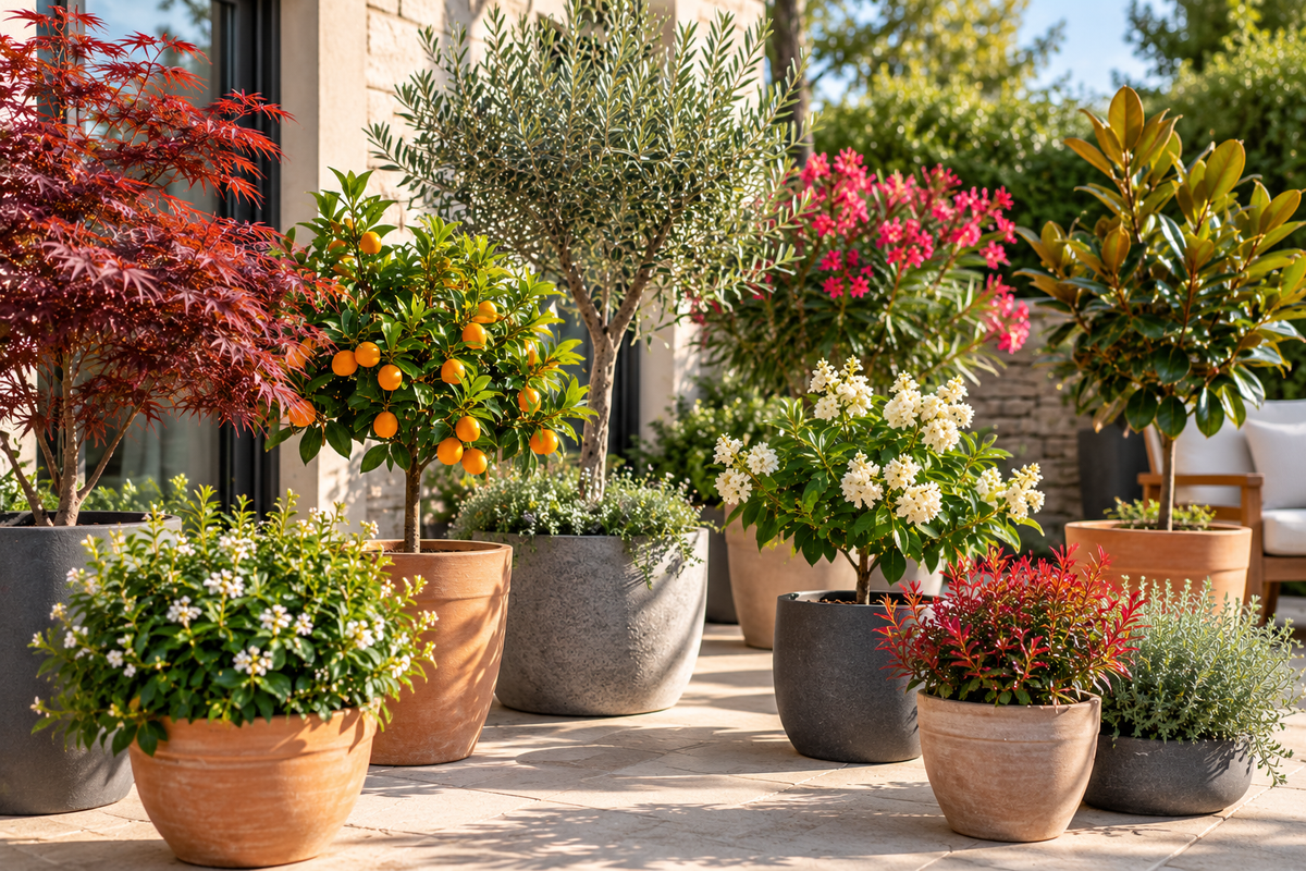 Quel arbre cultiver en pot à l’extérieur ? 10 variétés résistantes