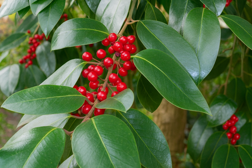 Houx à feuilles de châtaignier