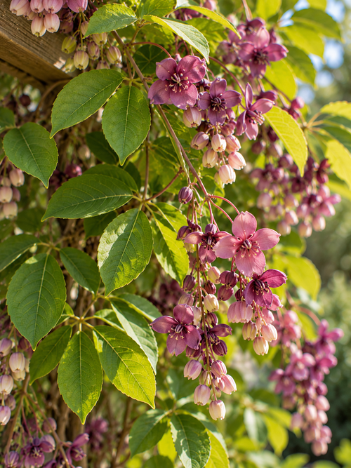 Akébie à cinq feuilles (Akebia quinata)