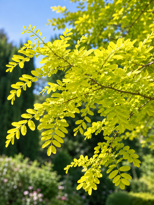 Robinier doré en tige (Robinia pseudoacacia Frisia)