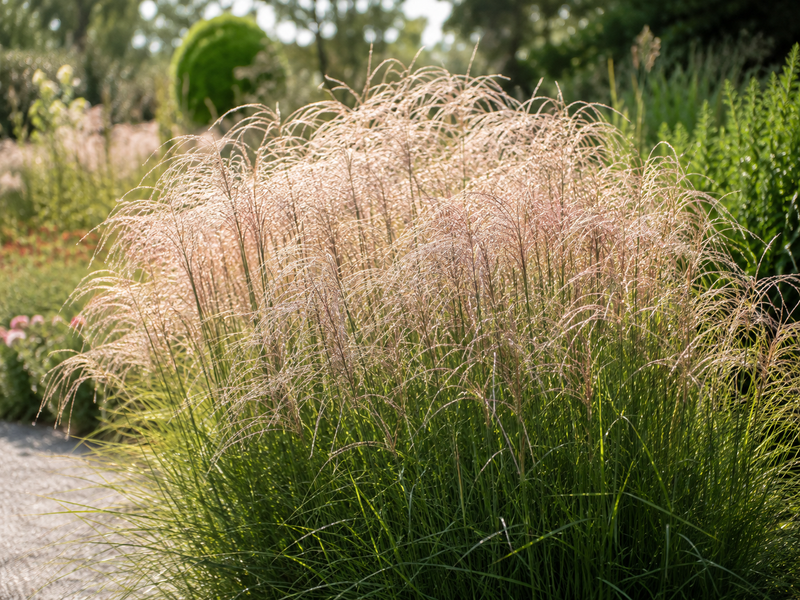 Roseau de Chine 'Pink Cloud' (Miscanthus Pink Cloud)