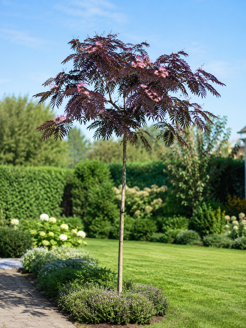 Arbre à Soie en tige (Albizia Julibrissin 'Summer Chocolate')