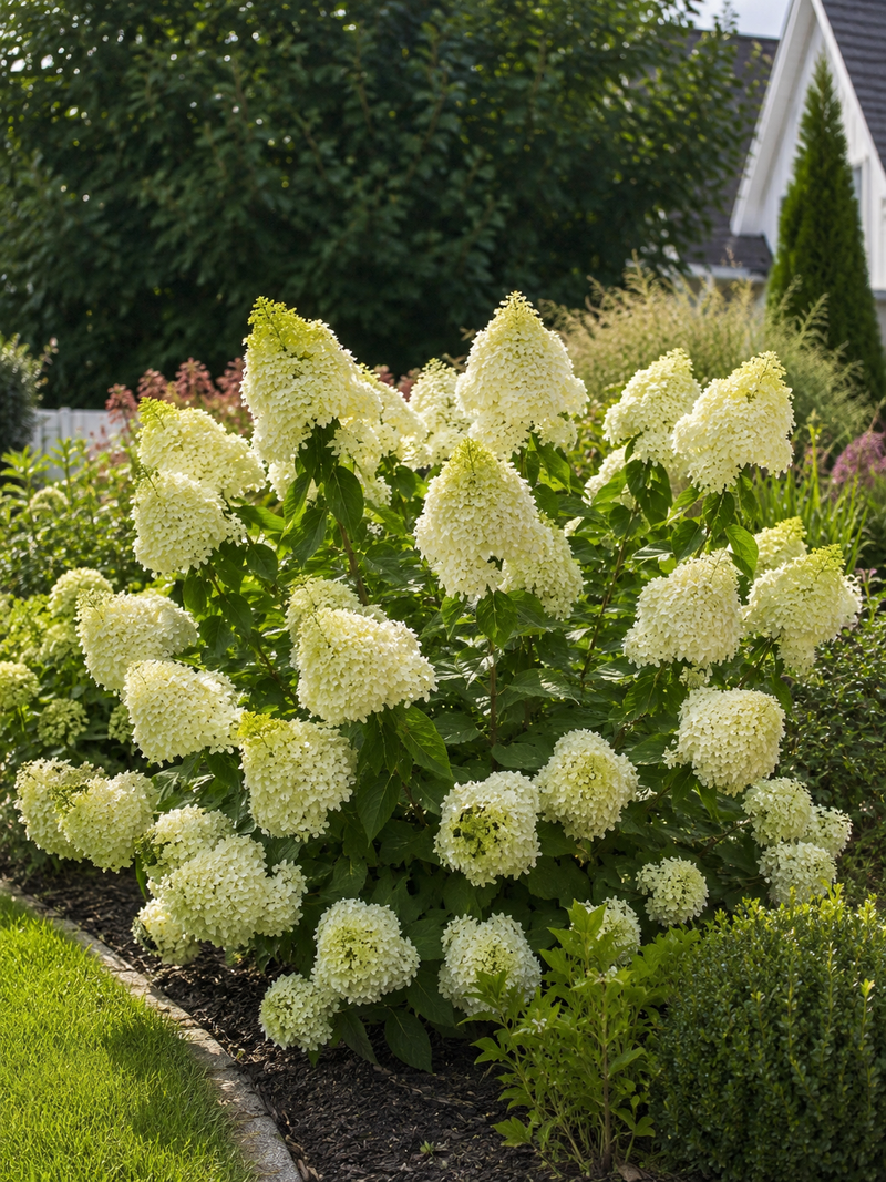 Hortensia en touffe (Hydrangea paniculata)