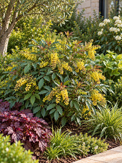 Mahonia hybride (Mahonia eurybracteata Soft Caress)