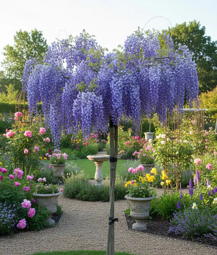 Glycine greffée sur Tige