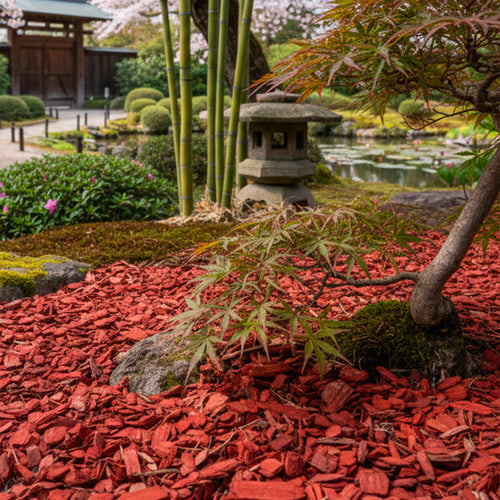 Écorces copeaux rouges - 60L