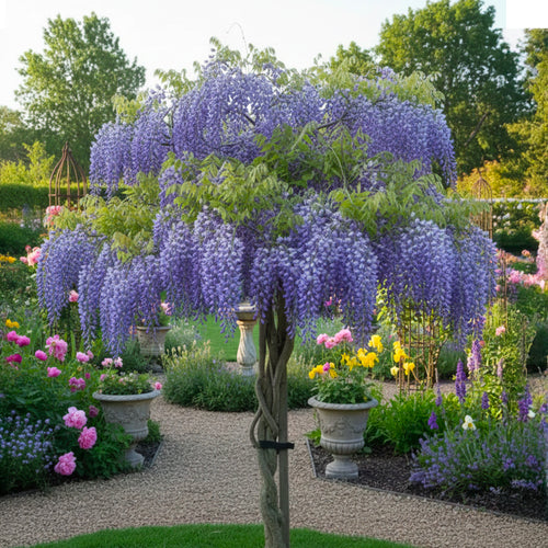 Glycine greffée sur Tige