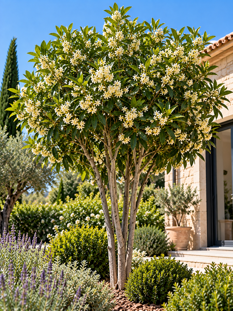 Osmanthe parfumé en cépée remontée (Osmanthus Fragrans)